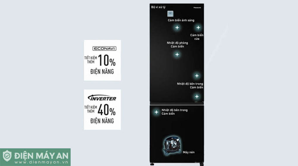 Tủ Lạnh Panasonic Inverter 300 Lít NR-BV331BPKV